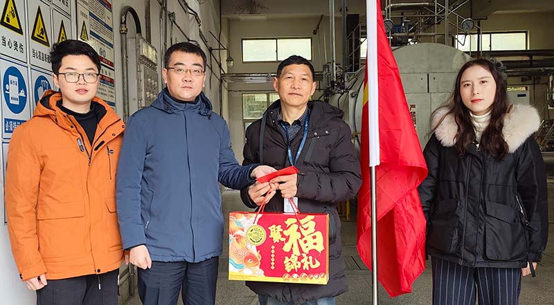 春節(jié)慰問送溫暖，歲寒情深暖人心